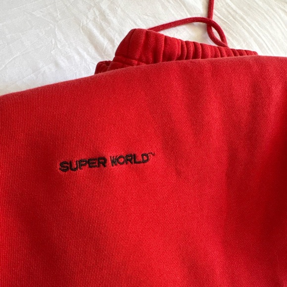 Aritzia Super World Red Sweatpants - Picture 6 of 6